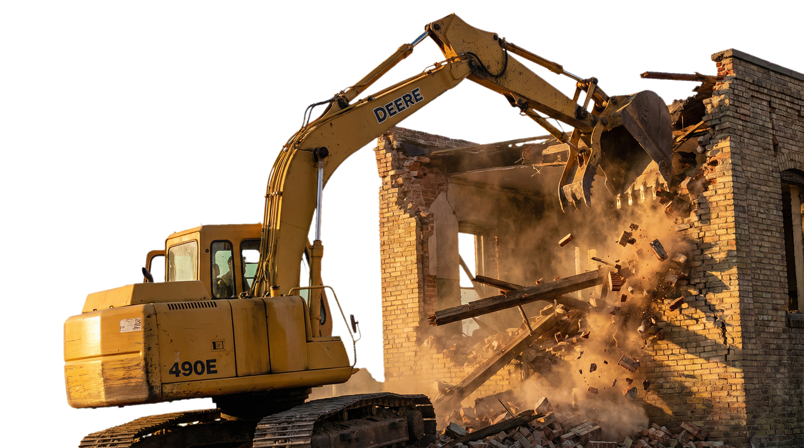 Deere 490E Demolition